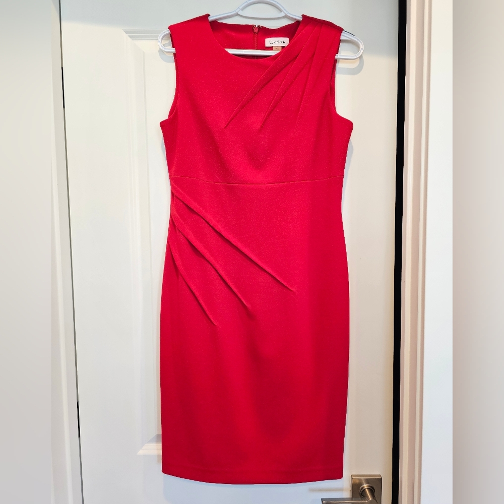 Red Calvin Klein Dress